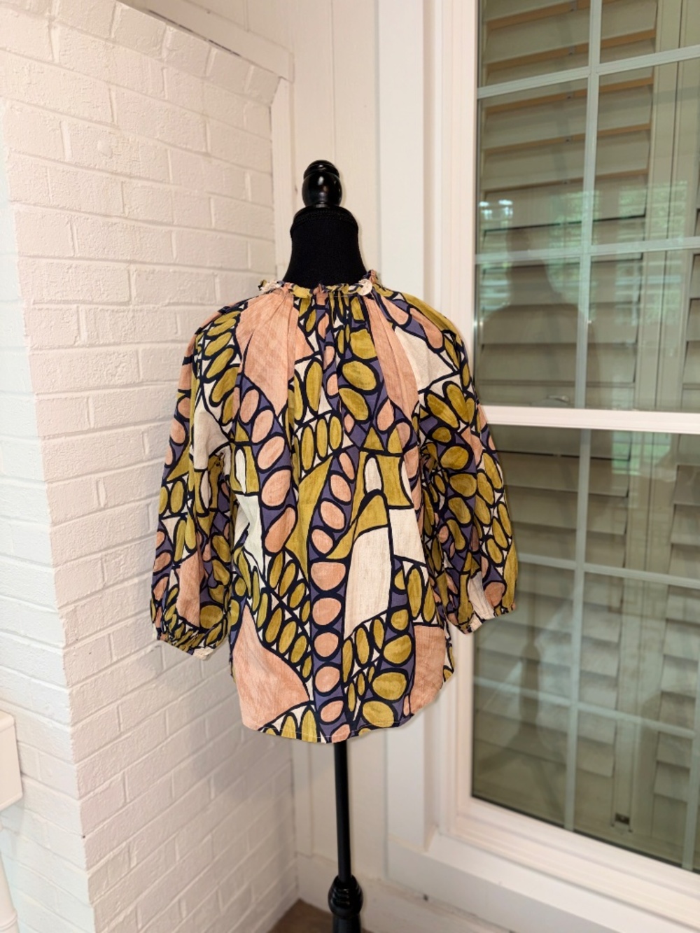 Celobella Erica Blouse Saguaro Print Women's XS - Picture 3 of 4
